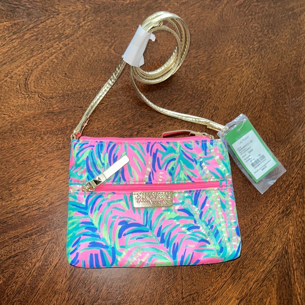 Colorful Tropical Lilly Pulitzer Crossbody Bag